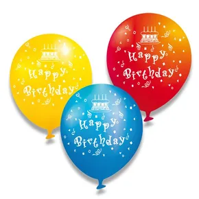 Aufblasbare Luftballons - Happy Birthday 6 Stk